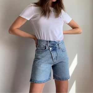 Agolde Criss Cross shorts 24